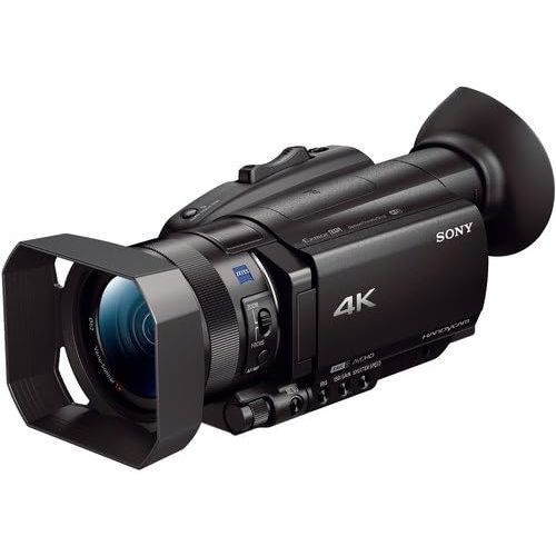 소니 Sony Handycam FDR-AX700 4K HD Video Camera Camcorder with 128GB Memory Card + Carrying Case + HDMI Cable and More - Starter Kit