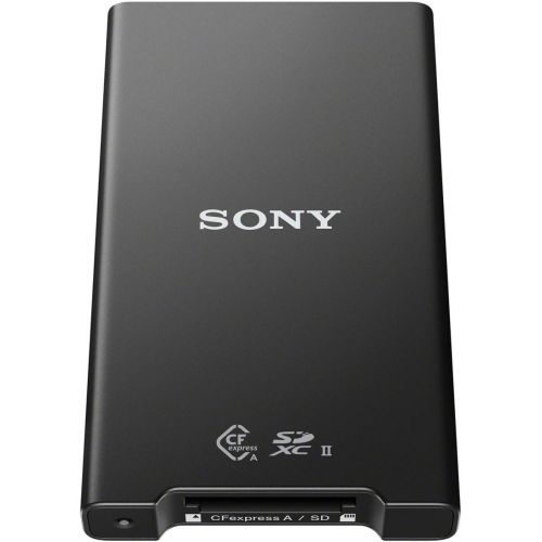 소니 Sony CFexpress Type A 80GB Memory Card MRWG2 CFexpress Type A/SD Memory Card Reader and Knox Gear 4 Port USB 3.0 Hub Bundle (3 Items)