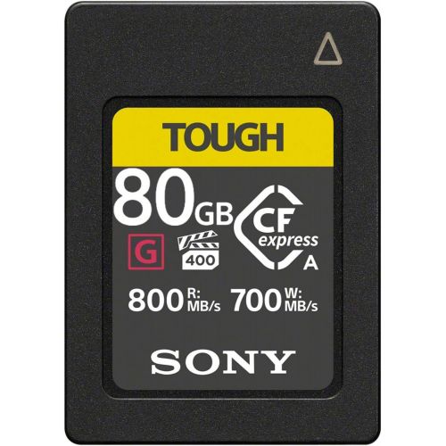 소니 Sony CFexpress Type A 80GB Memory Card MRWG2 CFexpress Type A/SD Memory Card Reader and Knox Gear 4 Port USB 3.0 Hub Bundle (3 Items)