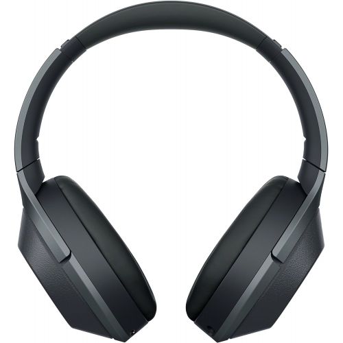 소니 Sony Noise Cancelling Headphones WH1000XM2: Over Ear Wireless Bluetooth Headphones with Microphone - Hi Res Audio and Active Sound Cancellation - Black (2017 model)