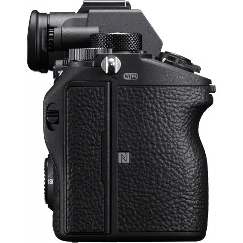 소니 Sony a7 III Full Frame Mirrorless Interchangeable Lens 4K HDR Camera ILCE-7M3 Body Bundle with Deco Gear Travel Bag, 2X 64GB Memory Cards, Editing Suite and Accessories (18 Items)