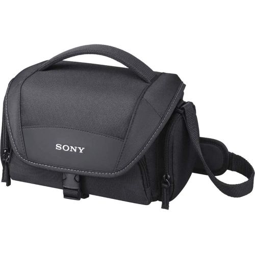 소니 Sony CEA-G160T 160GB CFexpress Type A Memory Card (Tough CEAG160T) Bundle LCSU21 Protective Camera Case - Black + Deco Gear Accessories Microfiber Electronics Cloth, Screen Protect