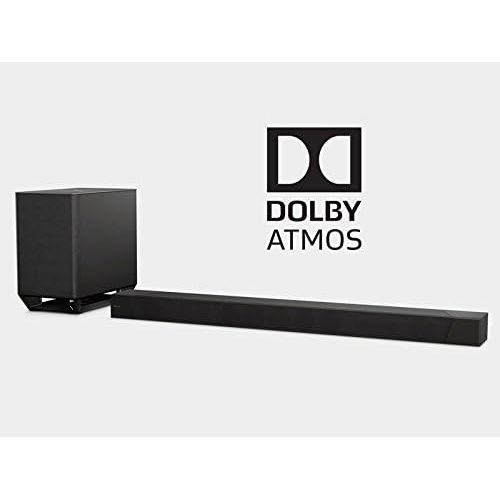 소니 Sony ST5000 7.1.2ch 800W Dolby Atmos Soundbar with Wireless Subwoofer (HT-ST5000), Surround Sound Home Theater experience Black