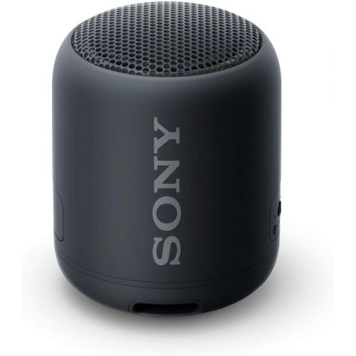 소니 Sony Compact and Portable Waterproof Wireless Speaker with Extra Bass - Black