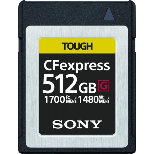 소니 Sony 512GB Tough CEB-G Series CFexpress Type B Memory Card with Koah Pro Type-C 10Gbps CFexpress Reader Bundle (2 Items)