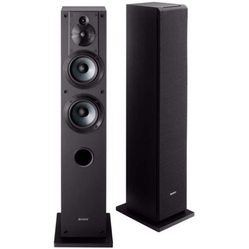 소니 Sony SS-CS3 3-Way 4-Driver Floor-Standing Speaker - Pair (Black)