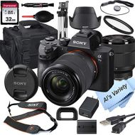 Sony Alpha a7 III Mirrorless Digital Camera with 28-70mm Lens, 32GB Card, Tripod, Case, and More (18pc Bundle)