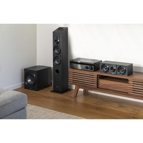 소니 Sony SSCS8 2-Way 3-Driver Center Channel Speaker - Black, 4 Bookshelf Speaker System