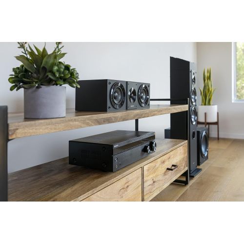 소니 Sony SSCS8 2-Way 3-Driver Center Channel Speaker - Black, 4 Bookshelf Speaker System