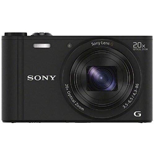 소니 Sony DSCWX350 18 MP Digital Camera (Black)