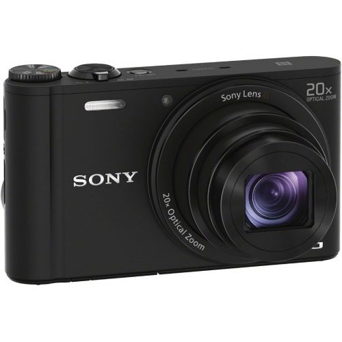 소니 Sony DSCWX350 18 MP Digital Camera (Black)