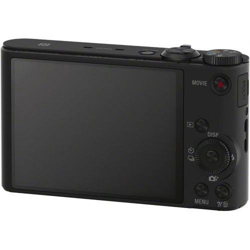 소니 Sony DSCWX350 18 MP Digital Camera (Black)