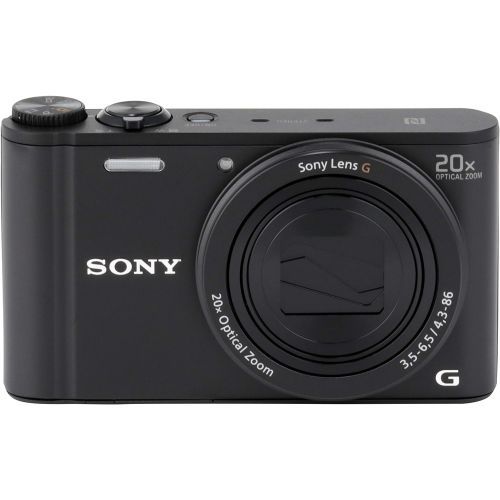 소니 Sony DSCWX350 18 MP Digital Camera (Black)