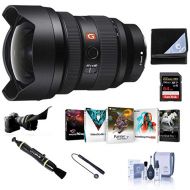 Sony FE 12-24mm f/2.8 GM Lens E-Mount Bundle with 64GB SD Card, Lens Shade, Wrap, Cleaner, Corel PC Software Kit and Accessories