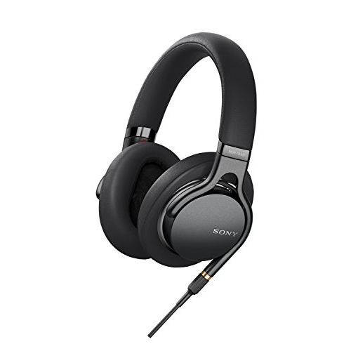 소니 Sony MDR1AM2 Wired High Resolution Audio Overhead Headphones, Black (MDR-1AM2/B)