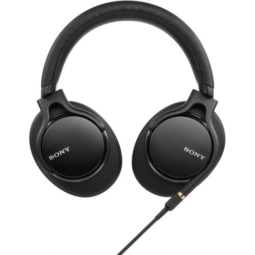 소니 Sony MDR1AM2 Wired High Resolution Audio Overhead Headphones, Black (MDR-1AM2/B)