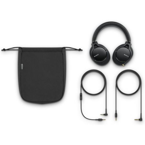 소니 Sony MDR1AM2 Wired High Resolution Audio Overhead Headphones, Black (MDR-1AM2/B)