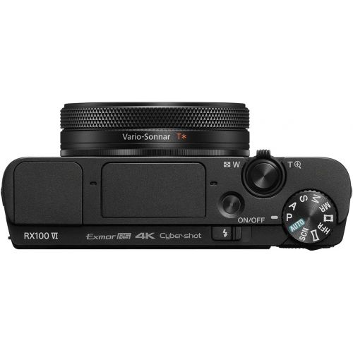 소니 Sony RX100 VI 20.1 MP Premium Compact Digital Camera w/ 1-inch sensor, 24-200mm ZEISS zoom lens and pop-up OLED EVF