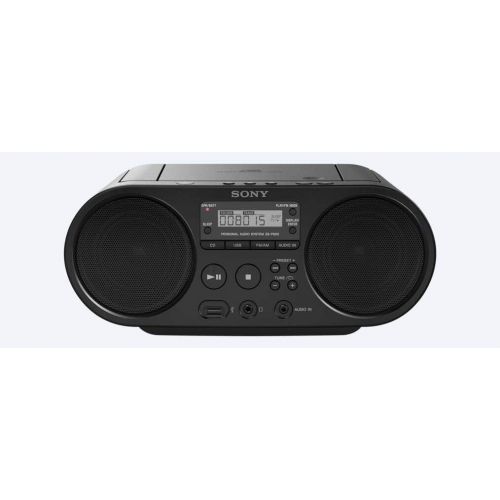 소니 Portable Sony CD Player Boombox Digital Tuner AM/FM Radio Mega Bass Reflex Stereo Sound System