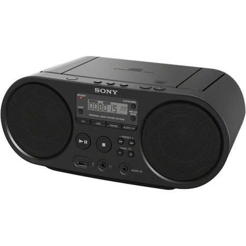 소니 Portable Sony CD Player Boombox Digital Tuner AM/FM Radio Mega Bass Reflex Stereo Sound System