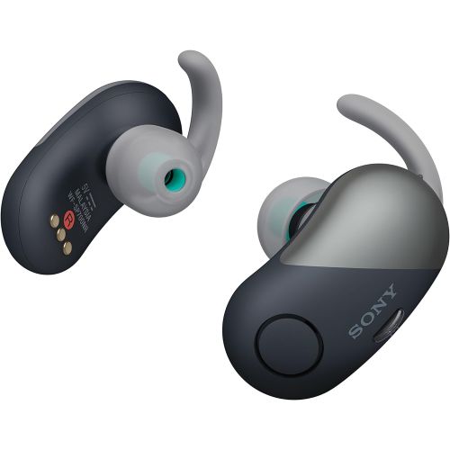 소니 Sony Wireless Bluetooth In Ear Headphones: Noise Cancelling Sports Workout Ear Buds for Exercise and Running - Cordless, Sweatproof Sport Earphones, Built-In Microphone, EXTRA BASS