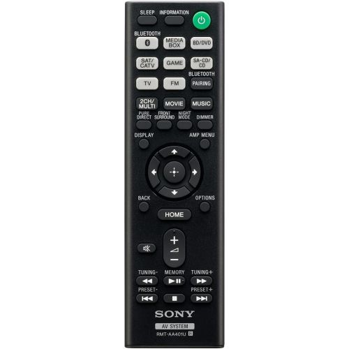 소니 Sony STR-DH790 7.2-ch Surround Sound Home Theater AV Receiver: 4K HDR, Dolby Atmos & Bluetooth Black
