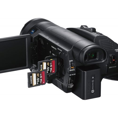 소니 Sony FDRAX700/B FDR-AX700 4K HDR Camcorder, Black