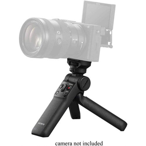 소니 Sony Vlogger Kit ACCVC1 Including GP-VPT2BT Shooting Grip and Tripod with Bluetooth Wireless Remote Commander Bundle 64GB SDXC Memory Card + GBX Battery and Charger Compatible with