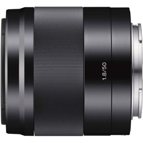 소니 Sony - E 50mm F1.8 OSS Portrait Lens (SEL50F18/B), Black