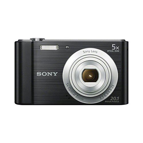 소니 Sony DSCW800/B 20.1 MP Digital Camera (Black)