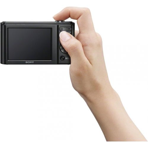 소니 Sony DSCW800/B 20.1 MP Digital Camera (Black)