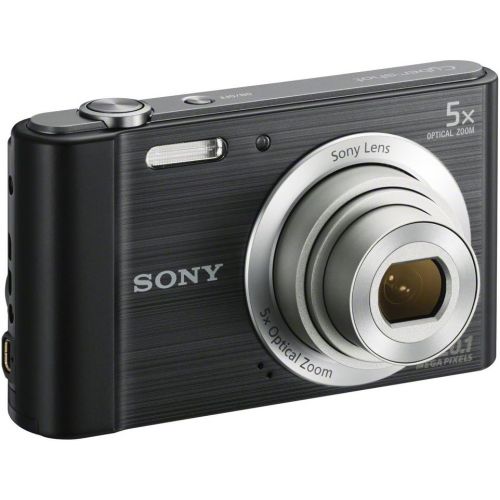 소니 Sony DSCW800/B 20.1 MP Digital Camera (Black)