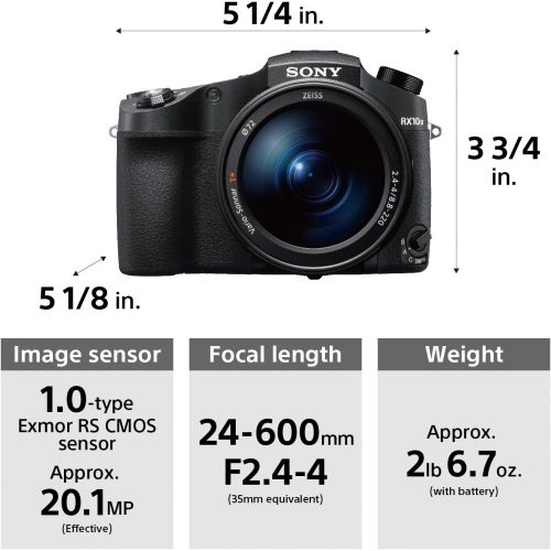 소니 Sony Cyber?Shot RX10 IV with 0.03 Second Auto-Focus & 25x Optical Zoom (DSC-RX10M4)