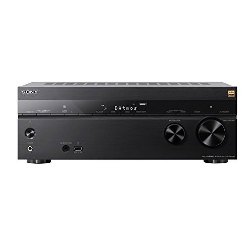 소니 Sony STR-DN1080 7.2-ch Surround Sound Home Theater AV Receiver: 4K HDR, Dolby Atmos, Bluetooth, WiFi, Google Chromecast Black