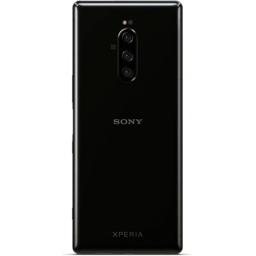 소니 Sony Xperia 1 Unlocked Smartphone 6.5 4K HDR OLED Display, 128GB - Black - (US Warranty)