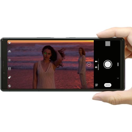 소니 Sony Xperia 1 Unlocked Smartphone 6.5 4K HDR OLED Display, 128GB - Black - (US Warranty)