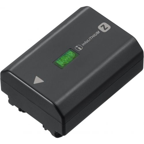 소니 Sony NPFZ100 Z-series Rechargeable Battery Pack for Alpha A7 III, A7R III, A9 Digital Cameras black