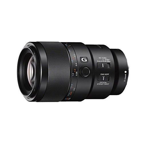소니 Sony SEL90M28G FE 90mm f/2.8-22 Macro G OSS Standard-Prime Lens for Mirrorless Cameras,Black