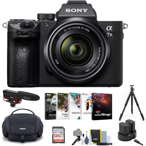 소니 Sony Alpha a7 III Digital Camera with 28-70mm Lens and Accessory Bundle