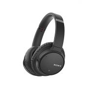 Sony Noise Cancelling Headphones WHCH700N: Wireless Bluetooth Over the Ear Headset with Mic for phone-call and Alexa voice control - Black