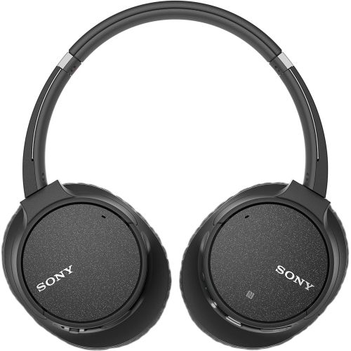 소니 Sony Noise Cancelling Headphones WHCH700N: Wireless Bluetooth Over the Ear Headset with Mic for phone-call and Alexa voice control - Black