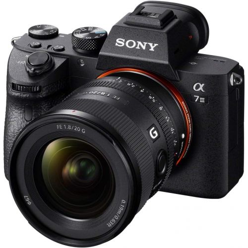 소니 Sony FE 20mm F1.8 G Full-Frame Large-Aperture Ultra-Wide Angle G Lens, Model: SEL20F18G