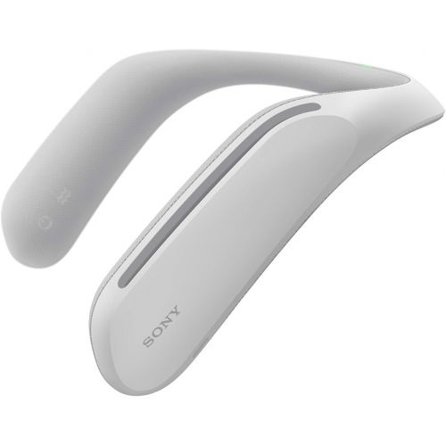 소니 Sony Wearable Speaker System: Wireless Over Neck Speaker for Home Theater and Gaming - Personal Neckband Headphone System with Reactive Vibration - SRS-WS1
