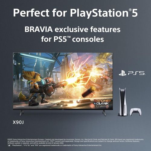 소니 Sony X90J 65 Inch TV: BRAVIA XR Full Array LED 4K Ultra HD Smart Google TV with Dolby Vision HDR and Alexa Compatibility XR65X90J- 2021 Model