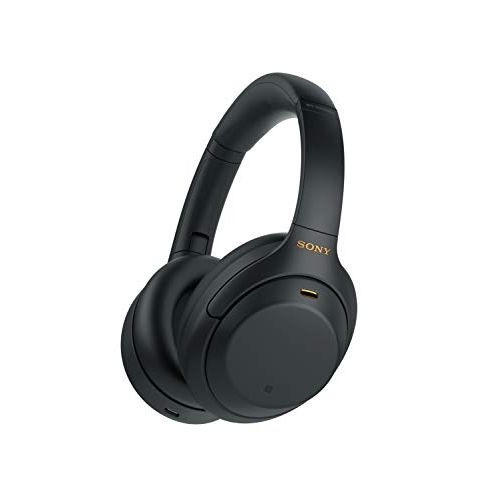 소니 Sony WH-1000XM4 Wireless Industry Leading Noise Canceling Overhead Headphones with Mic for Phone-Call and Alexa Voice Control, Black