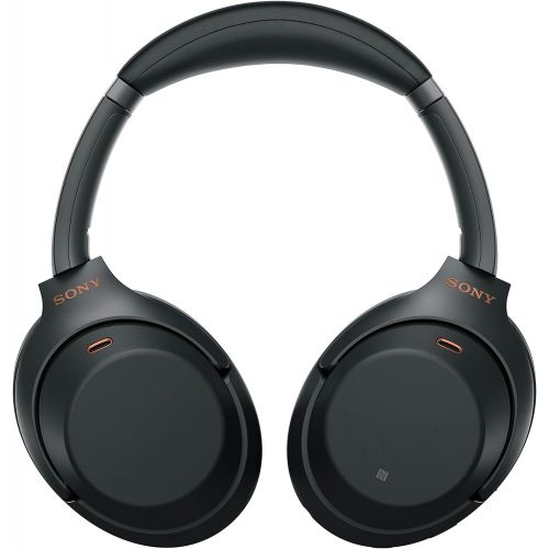 소니 Sony WH1000XM3 Noise Cancelling Headphones, Wireless Bluetooth Over the Ear Headset ? Black (2018 Version)