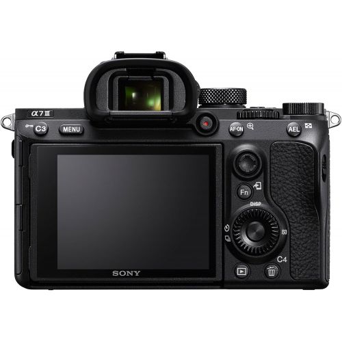 소니 Sony a7 III ILCE7M3/B Full-Frame Mirrorless Interchangeable-Lens Camera with 3-Inch LCD, Body Only,Base Configuration,Black