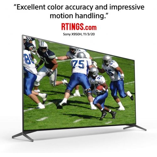 소니 Sony X950H 65-inch TV: 4K Ultra HD Smart LED TV with HDR and Alexa Compatibility - 2020 Model