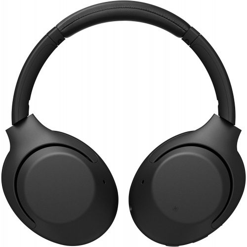 소니 Sony WHXB900N Noise Cancelling Headphones, Wireless Bluetooth Over the Ear Headset with Mic for Phone-Call and Alexa Voice Control- Black (WH-XB900N/B)