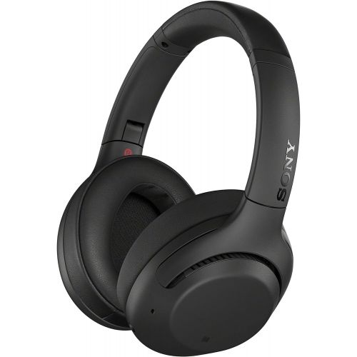 소니 Sony WHXB900N Noise Cancelling Headphones, Wireless Bluetooth Over the Ear Headset with Mic for Phone-Call and Alexa Voice Control- Black (WH-XB900N/B)